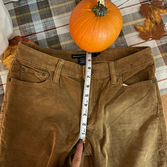 Ralph Lauren Corduroy Pants, these run small around the waist. See measurements. - Picture 6 of 8